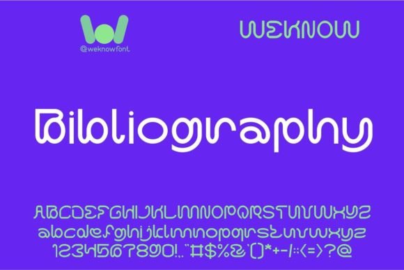 Bibliography Font: A Standout Display Typeface for Small Business Branding