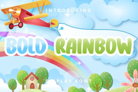 Bold Rainbow Font: A Vibrant Display Typeface for Digital Brands