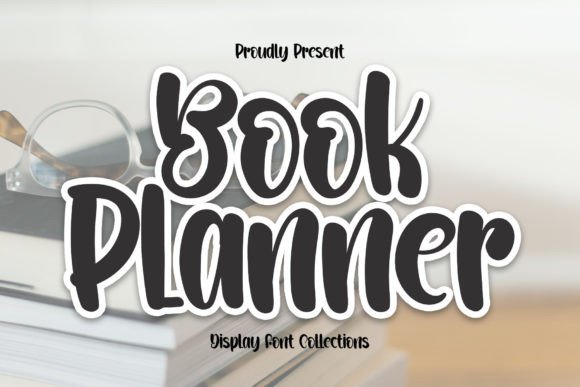 Book Planner: A Handwritten Display Font for Editorial Warmth