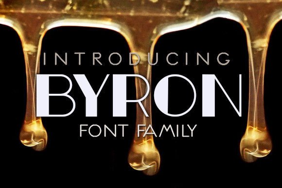 Byron Retro Typeface for Handmade Labels & Printables