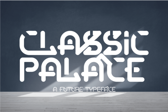 Classic Palace: A Futuristic Display Font for Bold Digital Branding