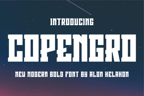 Copengro: A Bold Display Font for Editorial Impact