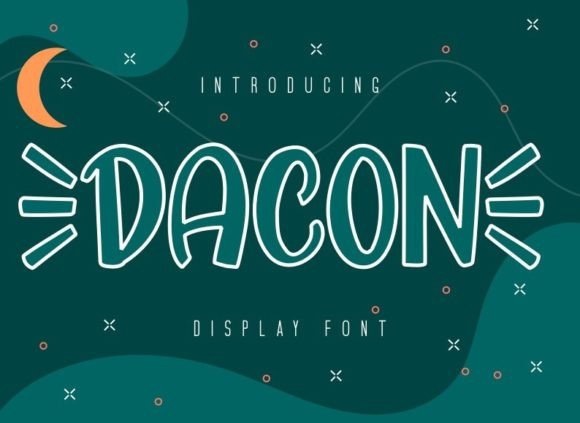 Dacon: A Display Font That Feels Like a Thoughtful Pause