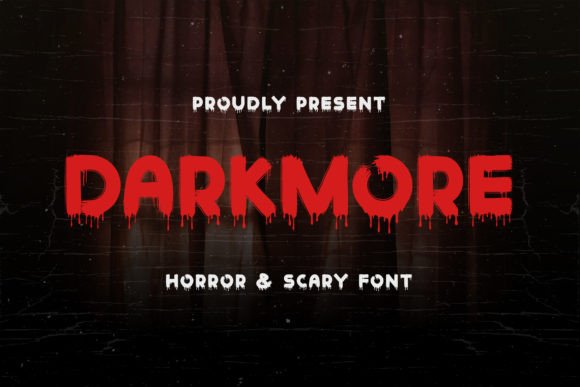 Darkmore: A Spine-Chilling Display Font for Bold Digital Branding