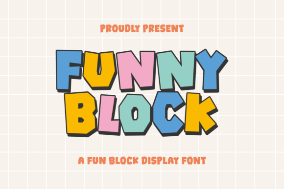 Funny Block: A Playful Display Font for Handmade Brands