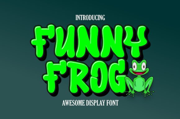 Funny Frog: A Display Font That Makes Your Headlines Stick