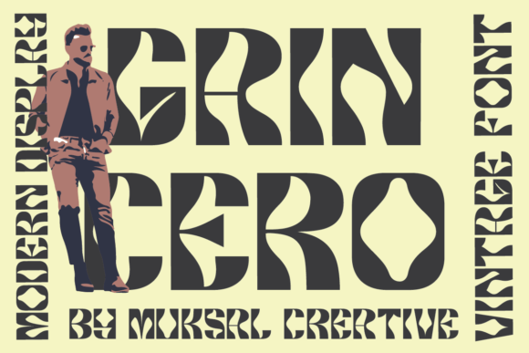 Gaincero: A Vibrant Display Font for Digital Branding
