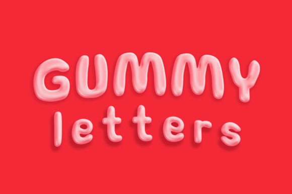 Gummy Letter: A Playful Display Font for Digital Branding