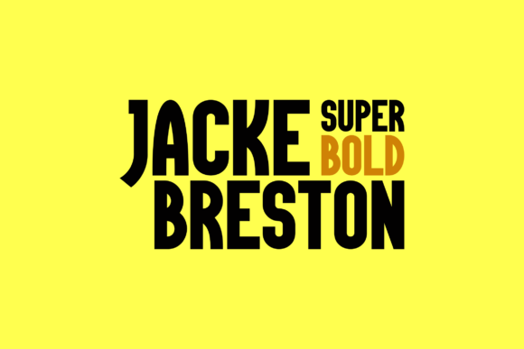 Jacke Breston: A Display Font That Feels Like Your Best Creative Instinct
