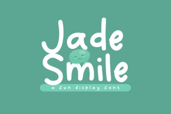 Jade Smile: A Playful Display Font for Editorial Charm