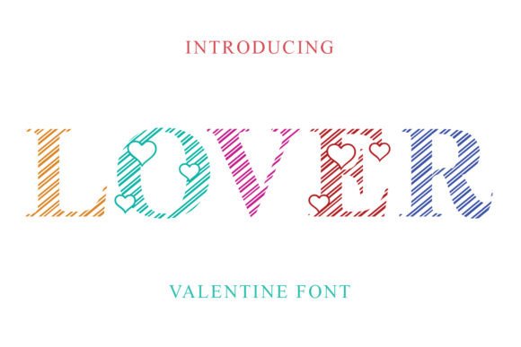 Lover Valentine Font: Cute & Jolly Display Type for Handmade Creators