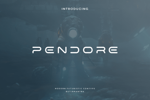 Pendore: A Modern Display Font for Digital Branding