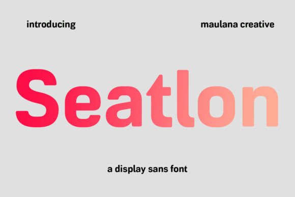 Seatlon: A Display Font That Cuts Through the Feed