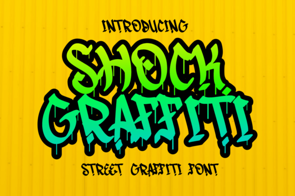 Shock Graffiti: A Display Font That Adds Urban Polish to Small Business Branding