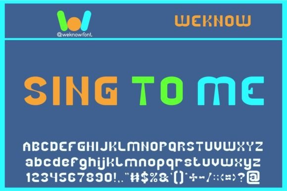 Sing to Me: A Display Font That Actually Sings